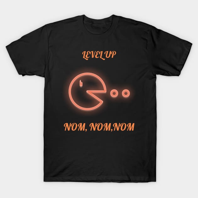 Level up nom T-Shirt by Artistic ID Ahs